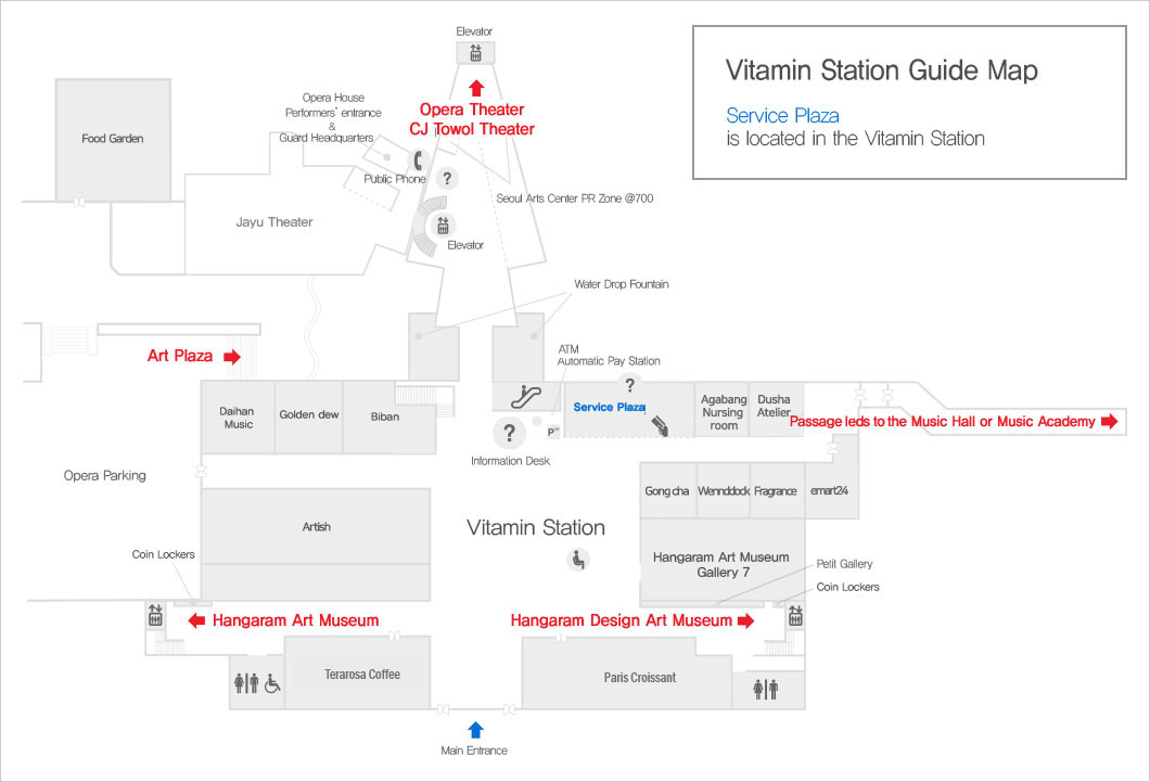 Vitamin Station Map